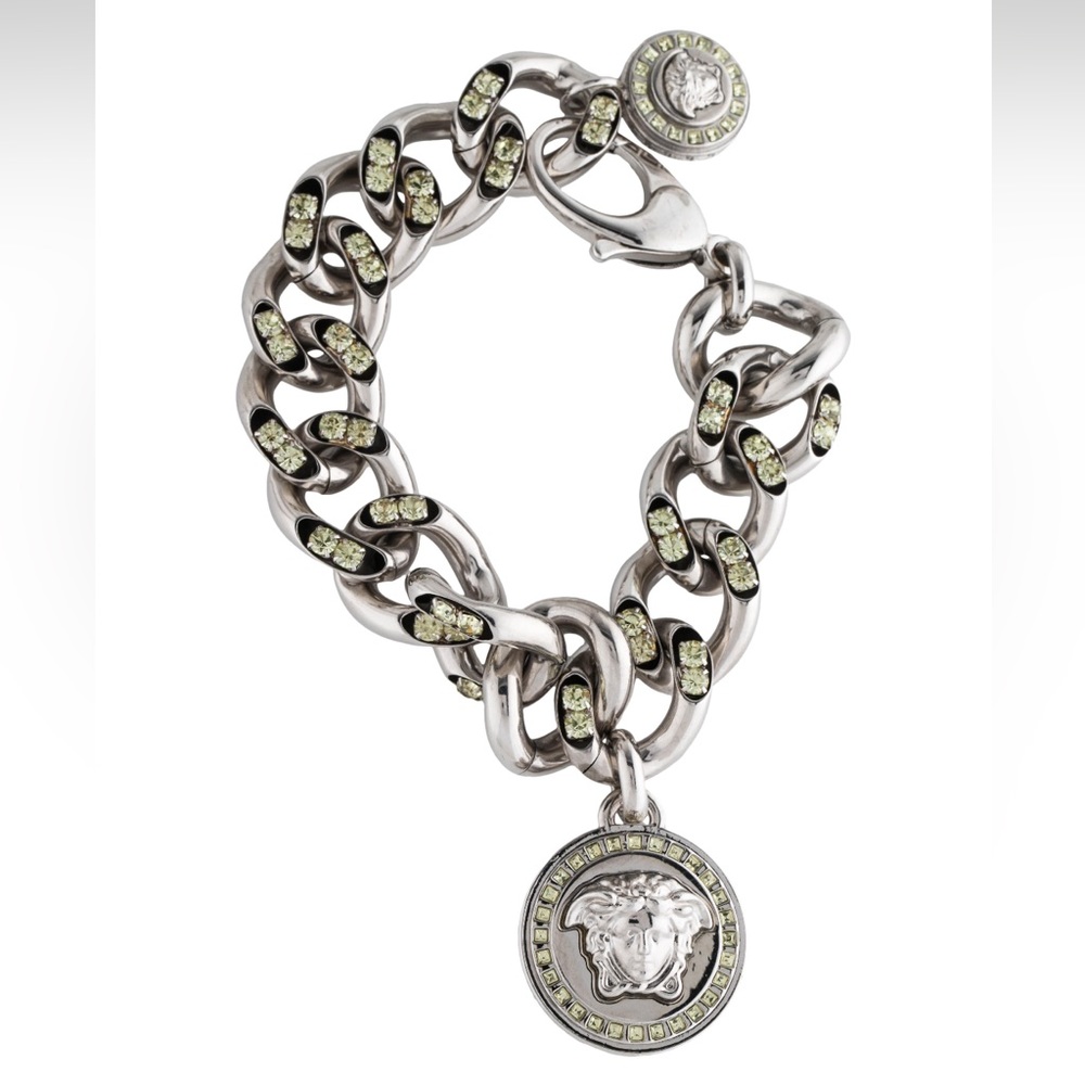 Versace RARE Crystal Link Bracelet